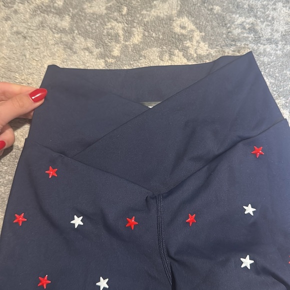 Beach Riot Legging - High Rise Star Patriotic S - Picture 4 of 4